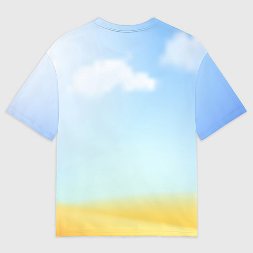 Мужская футболка оверсайз Саня не напрягается - все само решается / 3D-принт – фото 2