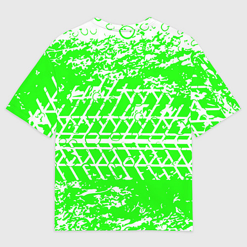 Мужская футболка оверсайз Dayz кислотные шипы / 3D-принт – фото 2