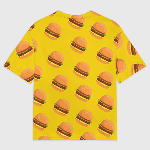 Мужская футболка оверсайз Сейбер Альтер в бургерах / 3D-принт – фото 2