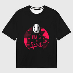 Футболка оверсайз мужская Дух из Унесенные призраками, цвет: 3D-принт