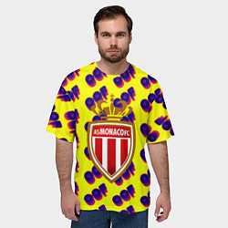 Футболка оверсайз мужская Monako off, цвет: 3D-принт — фото 2