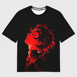 Футболка оверсайз мужская Клинок, рассекающий демонов Танддиро, цвет: 3D-принт