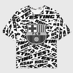 Футболка оверсайз мужская AAP Rocky barcelona, цвет: 3D-принт