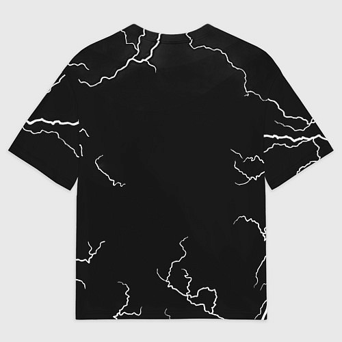 Мужская футболка оверсайз Тоттенхэм Хотспур молнии / 3D-принт – фото 2