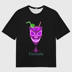 Мужская футболка оверсайз Fantasia pink