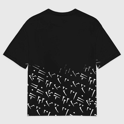 Мужская футболка оверсайз Borussia хищник стиль / 3D-принт – фото 2