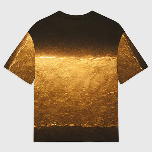 Мужская футболка оверсайз Fortnite золотой Мидас / 3D-принт – фото 2
