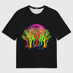 Мужская футболка оверсайз Neon trees
