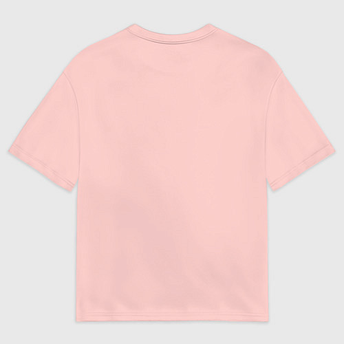 Мужская футболка оверсайз Поросенок с розовым пятачком / 3D-принт – фото 2