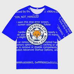 Мужская футболка оверсайз Лестер сити код