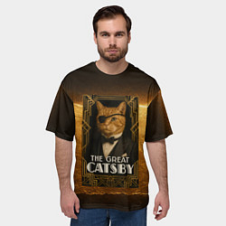 Футболка оверсайз мужская Великий Кэтсби, цвет: 3D-принт — фото 2