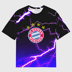 Мужская футболка оверсайз Bayern Mnchen молнии шторм