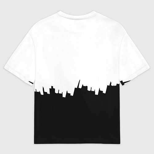 Мужская футболка оверсайз Bayern Mnchen пиксели / 3D-принт – фото 2