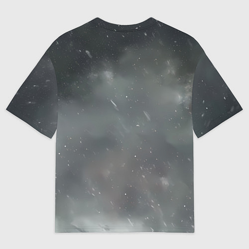 Мужская футболка оверсайз Всадник в плаще на коне / 3D-принт – фото 2