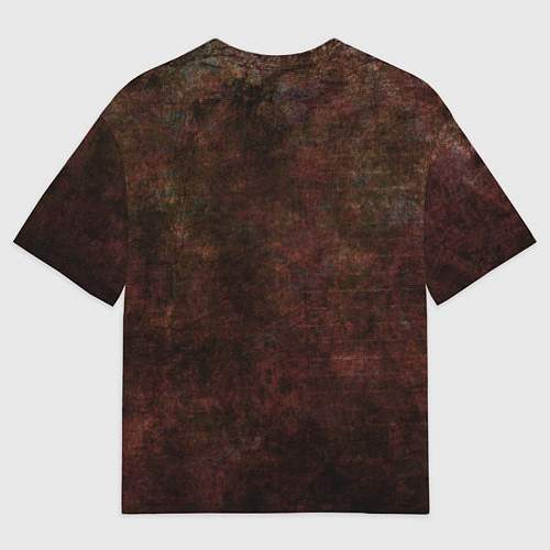 Мужская футболка оверсайз Школа волка Каэр Морхен на темном фоне / 3D-принт – фото 2