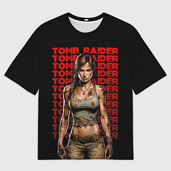 Футболка оверсайз мужская Lara Croft - расхитительница гробниц, цвет: 3D-принт
