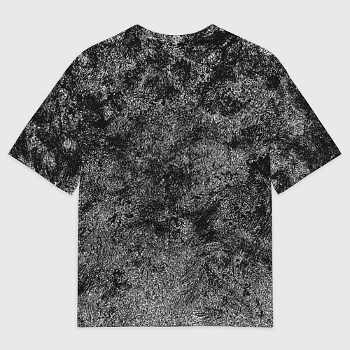 Мужская футболка оверсайз Ворон в круге рун и компас вегвизир / 3D-принт – фото 2