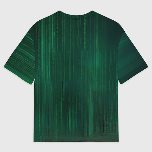 Мужская футболка оверсайз Хакер лошадь / 3D-принт – фото 2