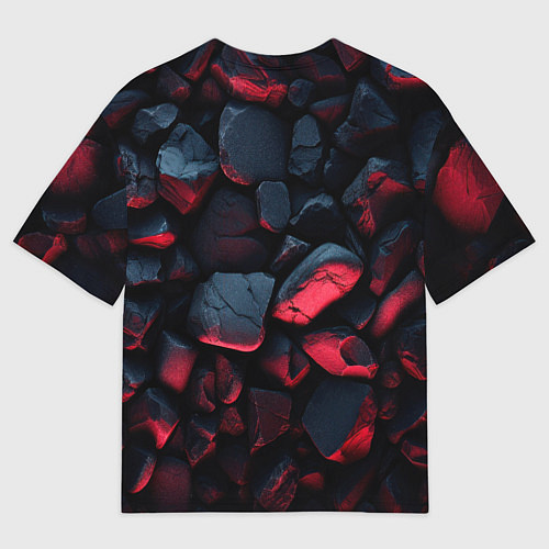 Мужская футболка оверсайз Камни / 3D-принт – фото 2