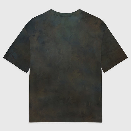 Мужская футболка оверсайз Конь Ренессанс / 3D-принт – фото 2