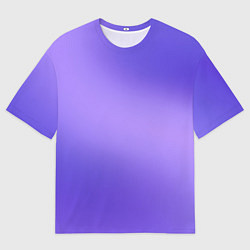 Мужская футболка оверсайз Color purple gradient