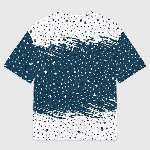 Мужская футболка оверсайз Сантамаха / 3D-принт – фото 2