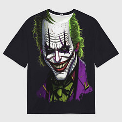 Мужская футболка оверсайз Улыбающийся Джокер