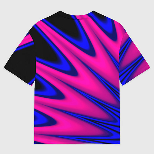 Мужская футболка оверсайз Multicolored color neon / 3D-принт – фото 2