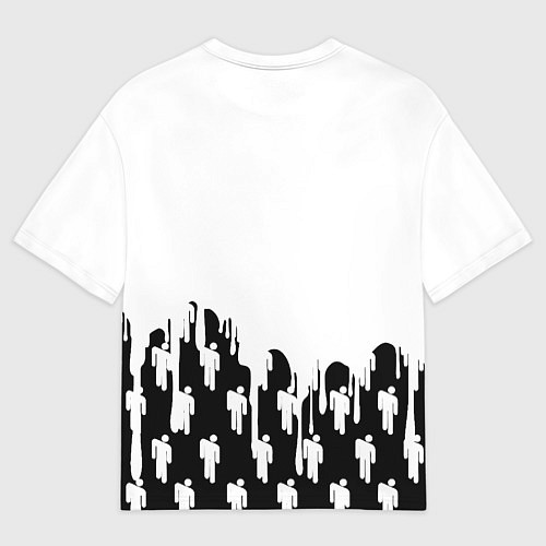 Мужская футболка оверсайз Ювентус краски люди / 3D-принт – фото 2