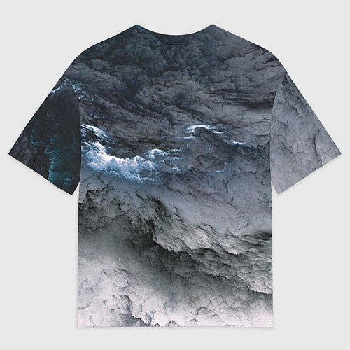 Мужская футболка оверсайз Славянский символ оберег белобог / 3D-принт – фото 2