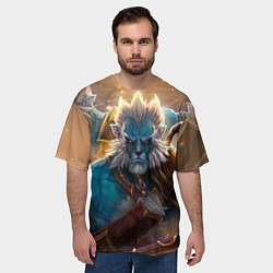 Футболка оверсайз мужская Phantom Lancer, цвет: 3D-принт — фото 2