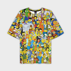 Мужская футболка оверсайз Simpsons Stories