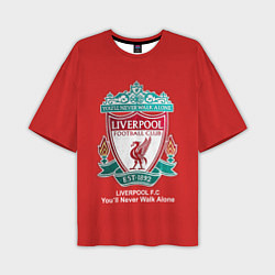 Мужская футболка оверсайз Liverpool
