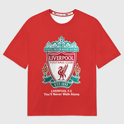 Футболка оверсайз мужская Liverpool, цвет: 3D-принт
