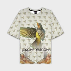 Мужская футболка оверсайз Imagine Dragons: Fly