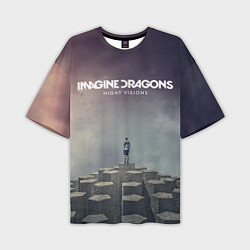 Футболка оверсайз мужская Imagine Dragons: Night Visions, цвет: 3D-принт