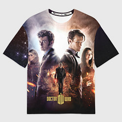 Мужская футболка оверсайз Doctor Who: Heritage