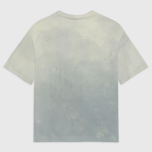 Мужская футболка оверсайз Рыба / 3D-принт – фото 2