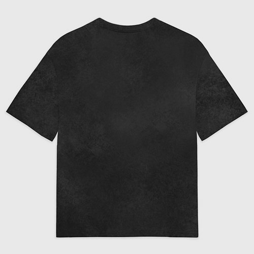 Мужская футболка оверсайз Черная кошка / 3D-принт – фото 2