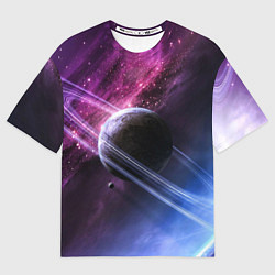 Футболка оверсайз мужская Космос, цвет: 3D-принт