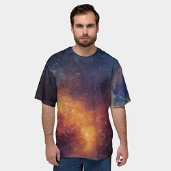 Футболка оверсайз мужская Космос, цвет: 3D-принт — фото 2
