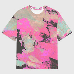Футболка оверсайз мужская Краска, цвет: 3D-принт