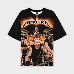 Мужская футболка оверсайз Metallica Band