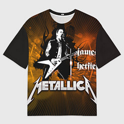 Футболка оверсайз мужская Metallica: James Hetfield, цвет: 3D-принт