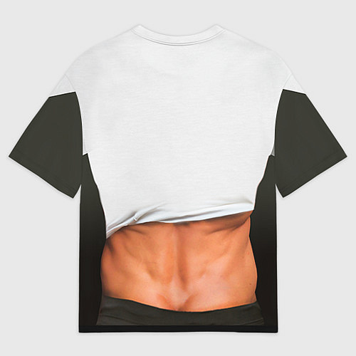 Мужская футболка оверсайз Идеальное тело / 3D-принт – фото 2