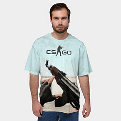 Футболка оверсайз мужская Counter-Strike: De Dust, цвет: 3D-принт — фото 2
