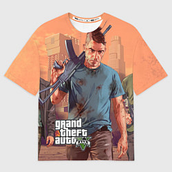 Футболка оверсайз мужская GTA 5: Gangsta, цвет: 3D-принт