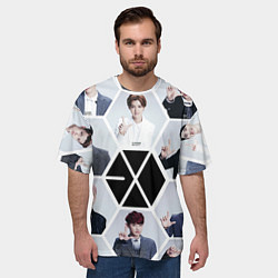 Футболка оверсайз мужская EXO Boys, цвет: 3D-принт — фото 2