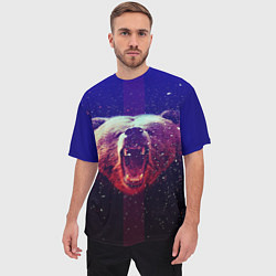 Футболка оверсайз мужская Roar Bear, цвет: 3D-принт — фото 2