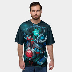 Футболка оверсайз мужская Storm Spirit, цвет: 3D-принт — фото 2